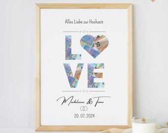 Wedding gift money gift wedding money gift personalized Love Poster Money Gift Download Ideas Wedding Gift Money Wedding