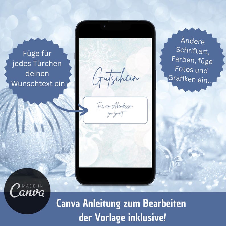 Digital Advent Calendar Personalized for Whatsapp Advent Calendar Png