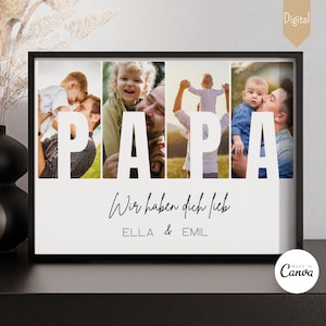 Dad gift dad photo gift father&#39;s day gift personalized birthday gift best dad birthday father&#39;s day gift photo digital