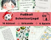 Fußball Schnitzeljagd Indoor deutsch download Fußball Geburtstag Fußball Schatzsuche Outdoor Fussball Schatzsuche Fußball Kindergeburtstag