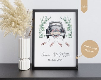 Money gift wedding Money gift personalized Car poster Money gift download Wedding gift ideas Wedding gift money wedding