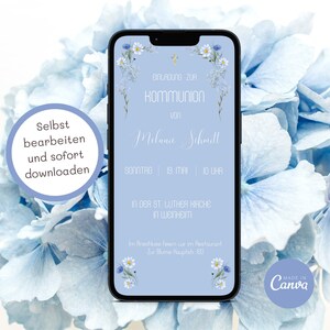 Invito comunione invito comunione digitale invito ragazzo biglietti invito comunione invito personalizzato Whatsapp eCard fai da te