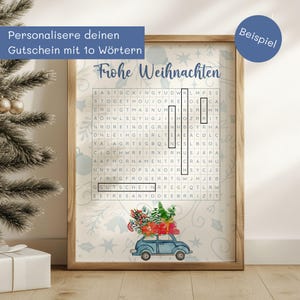 Weihnachtsgeschenke Gutschein Verpackung Weihnachten Geschenkverpackung Weihnachten Geschenkgutschein Gutschein Reise digital Geschenk
