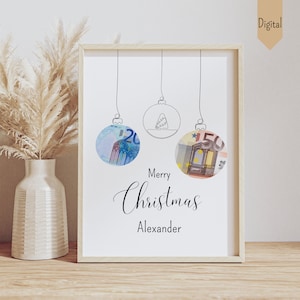Money gift Christmas Money gift DIY Christmas gifts digital Gift idea Christmas Gifts personalized Christmas gift