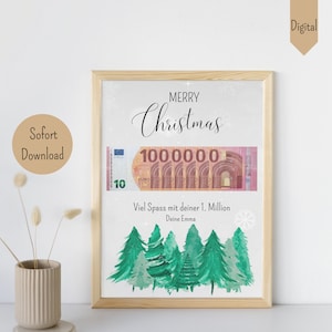 Money gift Christmas Money gift DIY Christmas gifts digital Gift idea Christmas Gifts personalized Christmas gift