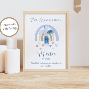 Regalo per la comunione Regalo in denaro per la comunione Regalo in denaro per la comunione Poster digitale per la comunione Regali per file di comunione Croce per la comunione