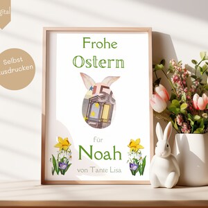 Regalo de dinero Decoración de Pascua Decoración de Pascua Regalo de Pascua Dinero para niños Póster digital Póster de Pascua para niños Manualidades Regalo Pascua DIY Imprimir imagen