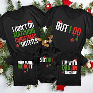 Funny Family Christmas Shirts: Matching Holiday Tee Gift