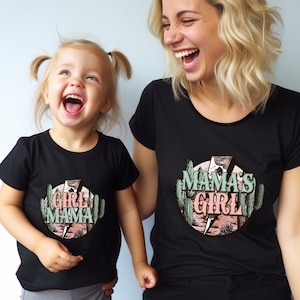 Western Mama and Mini Matching Shirts, Western Mama Shirt, Mama and Me Shirts, Country Mama Sweatshirt, Country Mama Mini, Mothers Day Gift