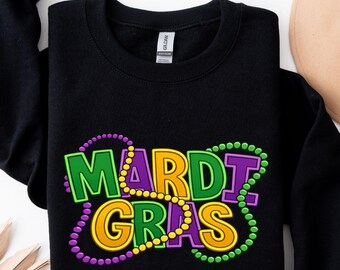 Mardi Gras Sweatshirt: Louisiana Carnival, Fat Tuesday Gift