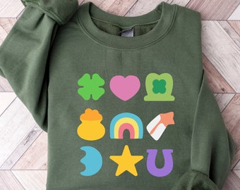 Lucky Charms St Patricks Day Sweatshirt: Irish Shamrock Shirt