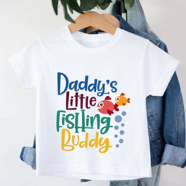 Daddys Little Fishing Buddy Shirt - Fishing Buddy Shirt, Fishing Shirt,, Fisherman Sweatshirt, I Love Fishing, Fishing Baby, Fishing Gift