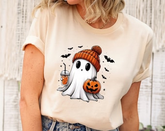 Cute Halloween Ghost Shirt, Spooky Season Costume