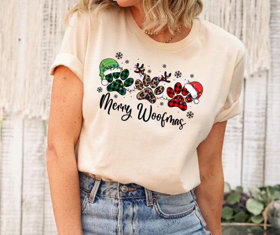 Merry Woofmas Dog Christmas Shirt: Dog Lover Gift