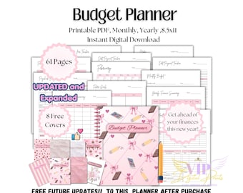 Planificador de presupuesto imprimible, presupuesto semanal, quincenal y mensual (según nómina), planificador financiero, tamaño carta estadounidense (8.5 x 11 pulgadas), descarga instantánea, PDF.