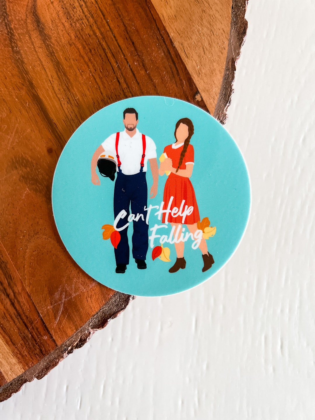 Can't Help Falling Sticker - Etsy
