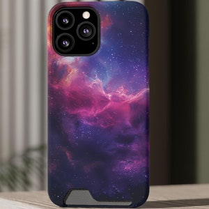 Himmlische Galaxie abstrakte Handyhülle | Kompatibel mit iPhone 15 14 13 12 11 Pro Max X XR XS 8, Galaxy S24 S23 S22, Pixel 21