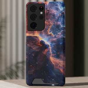 Himmlische Galaxie abstrakte Handyhülle | Kompatibel mit iPhone 15 14 13 12 11 Pro Max X XR XS 8, Galaxy S24 S23 S22, Pixel 21