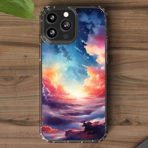 Mysterious Nebula Outer Space Phone Case for iPhone 15 Pro Max, 14, Pixel 8 Space Case, Galaxy Covers for S24, Celestial Birthday Gift Idea