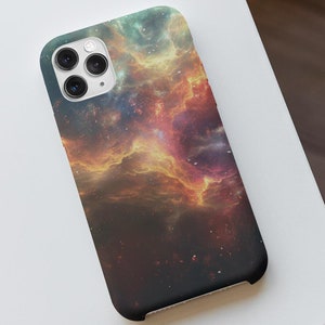 Himmlische Galaxie abstrakte Handyhülle | Kompatibel mit iPhone 15 14 13 12 11 Pro Max X XR XS 8, Galaxy S24 S23 S22, Pixel 21