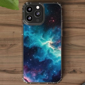 Mysterious Nebula Outer Space Phone Case for iPhone 15 Pro Max, 14, Pixel 8 Space Case, Galaxy Covers for S24, Celestial Birthday Gift Idea