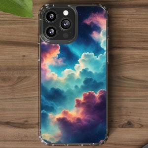 Mysterious Nebula Outer Space Phone Case for iPhone 15 Pro Max, 14, Pixel 8 Space Case, Galaxy Covers for S24, Celestial Birthday Gift Idea