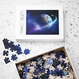 Around the Earth Puzzle (110, 252, 500 piece) Fun Puzzles, Puzzles for Family Fun