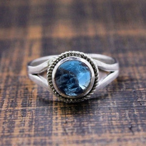 Anello con pietra preziosa naturale di Pietersite, anello importante in argento sterling 925, gioielli con Pietersite, anello da donna con Pietersite, anello per lei, regalo di Natale