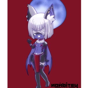 Chibi Bat Girl (Glow in the dark)