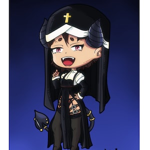 Chibi Dark Priestess (Large)