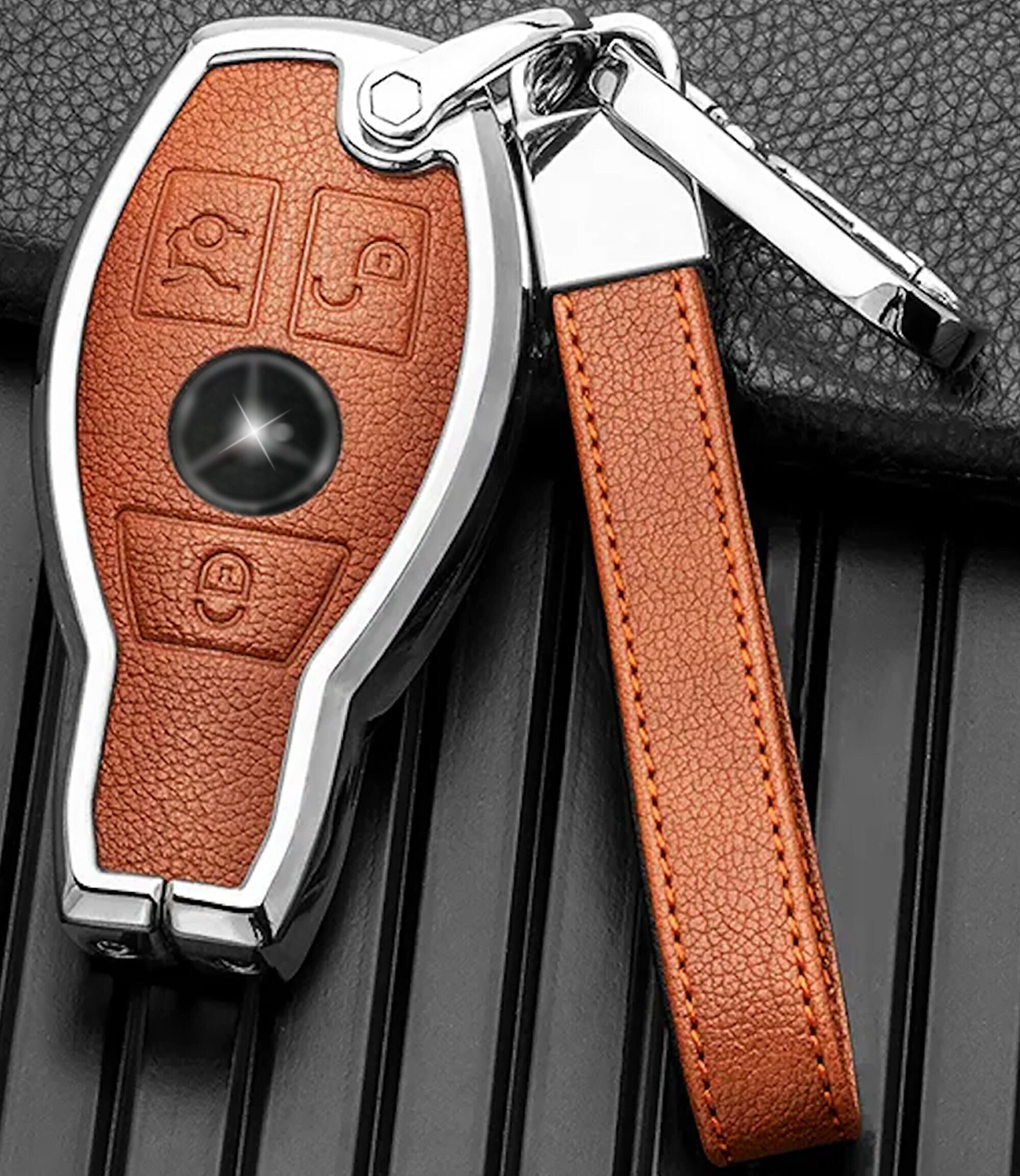  women for cute car keys chains rings holder lanyard bracelets  shell Suitable for car Mercedes-Benz key chain cover GLC300 GLC350e GLC43  GLC63 GLC63 AMG S keychains accessories strap wristlets leather 