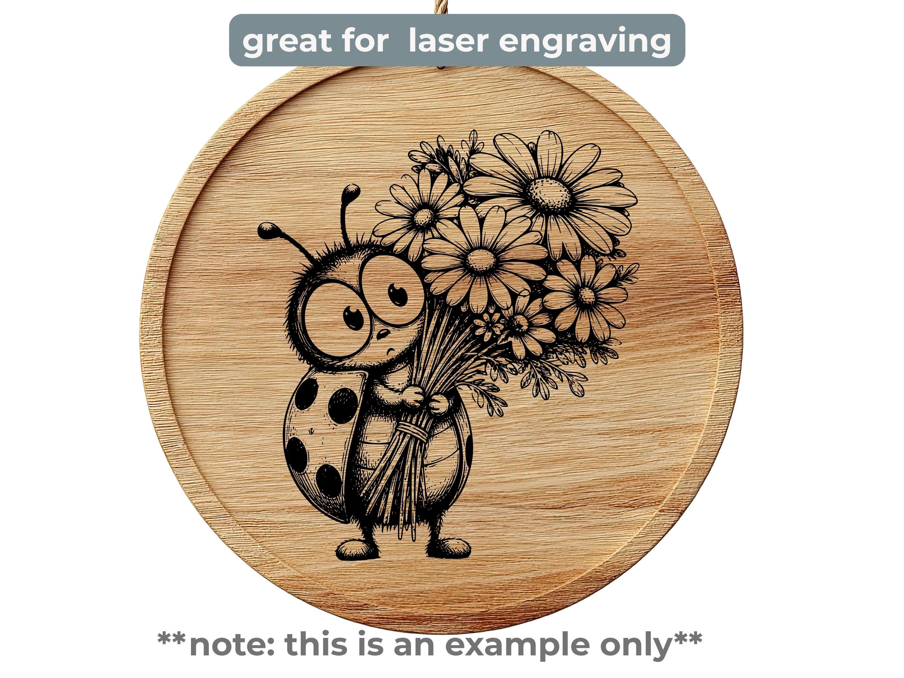 Garden Ladybug SVG Bundle, 45 Ladybugs Line Art, Clipart, Printable ...