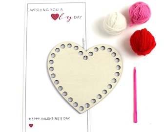 Heart Wood DIY Kit: Valentine&#39;s Day Craft Project for Kids