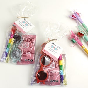 Sommer-Thema Kinder Mitbringsel | Kinder Strandparty Handout | Sommer Eis Geburtstag Goodie Bags | Summer Luau Vormontierte Bevorzugungs-Tasche