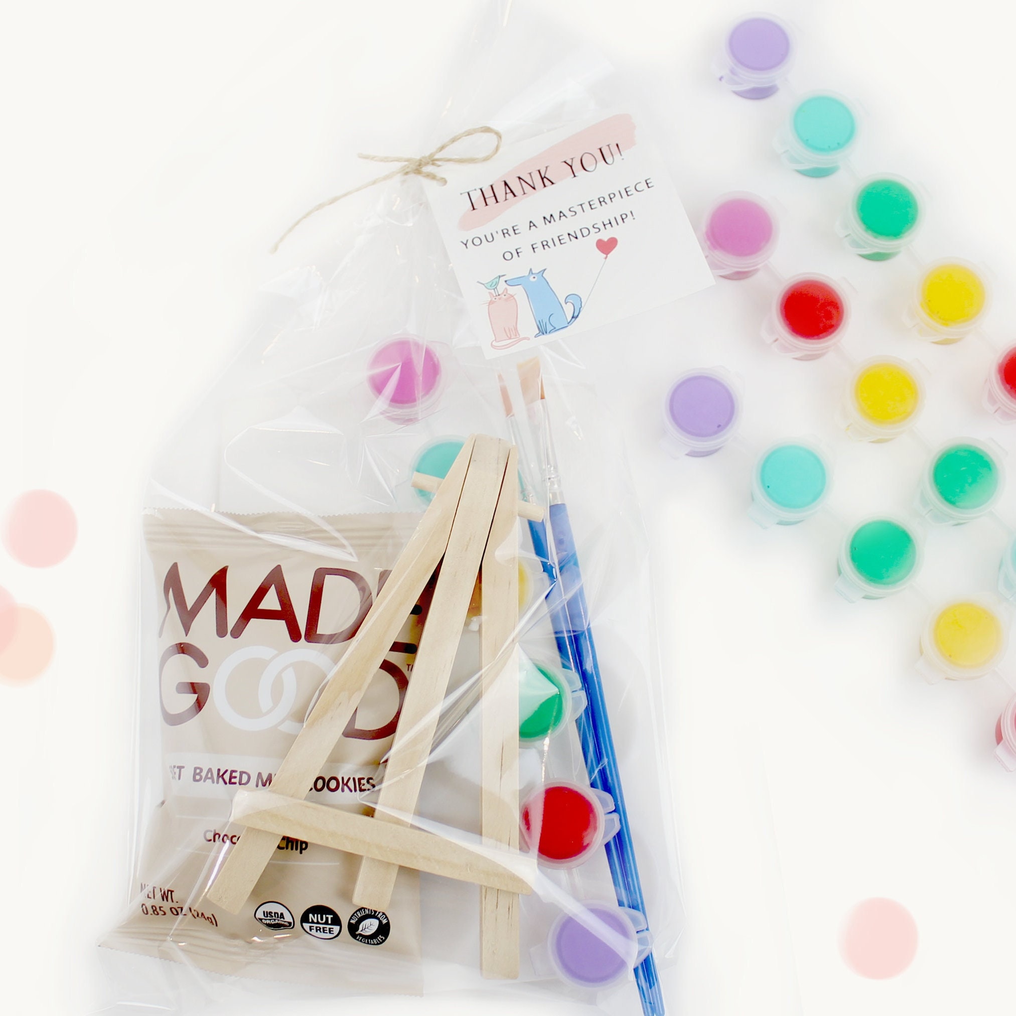 Kids Art Party Favor Bag: Mini Canvas Painting Kit - Etsy