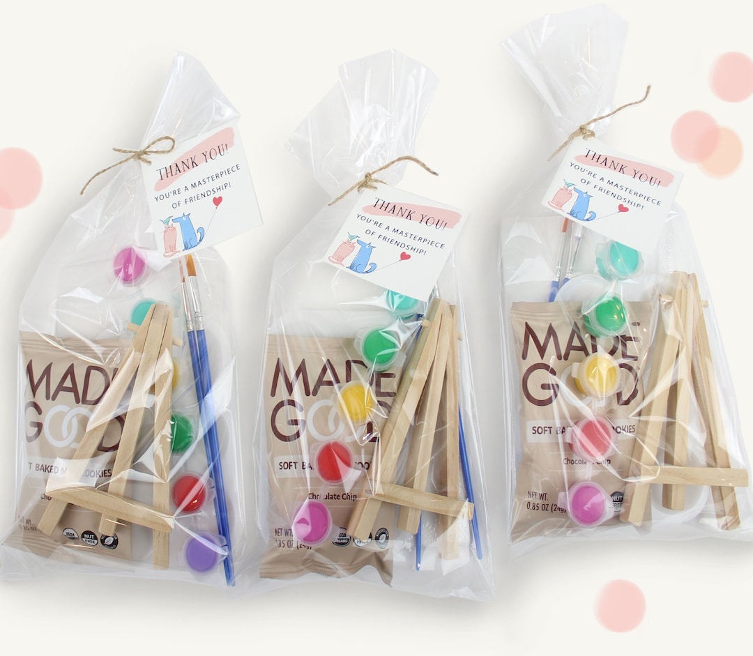 Kids Art Party Favor Bag: Mini Canvas Painting Kit - Etsy