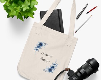 Canvas Crossbody Tote - Flower Child main image 1