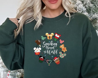 Sudadera "Comiendo por el mundo", camiseta "Comiendo por el mundo", camiseta "Familia Disney", camiseta "Vacaciones Disney", camiseta "A juego Disney", camiseta "Viaje Disney"