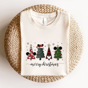 Disney Green Christmas Tree Shirt, Disney Christmas Gift, Christmas Family Shirt,Mickey Christmas Shirt,Disney Christmas Tee,Christmas Shirt