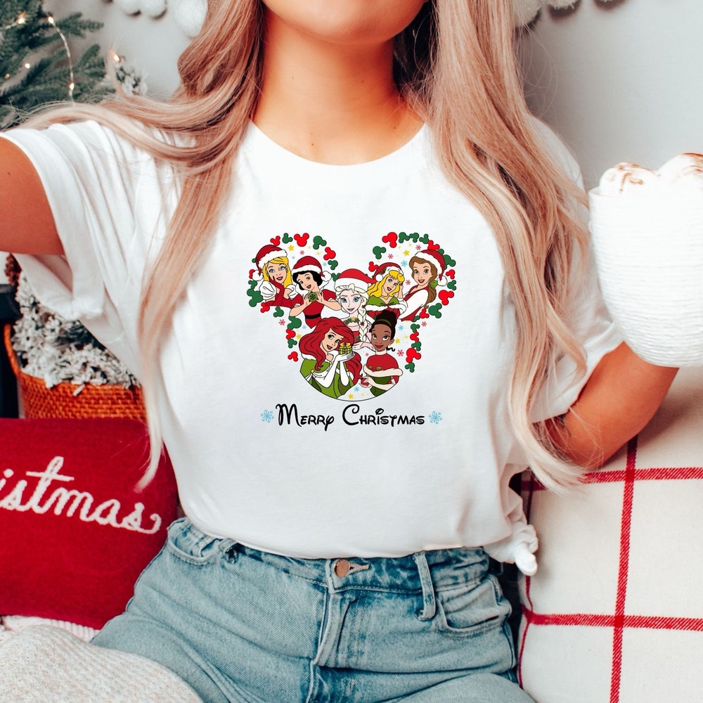 Disney Princess Castle Christmas Shirt, Disney Christmas Shirt, Princess Christmas Shirt, Christmas Castle Shirt, Christmas Shirt