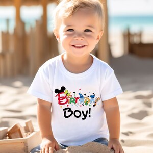 Disney Birthday Boy Shirt,  Disney Shirt, Matching Birthday Crew Shirts, Mickey Birthday Shirt, Birthday Crew Shirt, Disney Birthday Shirt