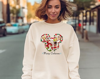 Disney Princess Castle Christmas Sweatshirt, Disney Christmas Shirt, Princess Christmas Shirt, Christmas Castle Sweater, Christmas Shirt