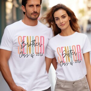 Senior Mom Graduation Shirt,Senior Mom Shirt,Mom Gifts,Graduation Dad Mom Bro Sis Matching T-Shirt,Class of 2026 Family Shirts,Gifts For Mom image 5