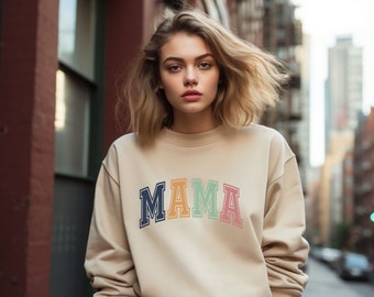 Mama and Little Man Matching Sweatshirts, Mama and Mama's Boy Set, Mommy and Mini Outfits, Matching Mommy and Son Sweater, Mothers Day Gift