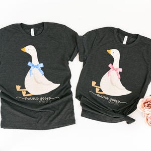 Mama Goose Shirt, Floral Silly Goose Shirt for Mom, Goose Shirt, Mom Shirt, Mother&#39;s Day Shirt, Cute Mom Shirt,Funny Mama T-Shirt,Trendy Tee