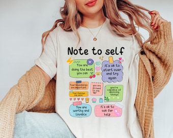 Shirt voor geestelijke gezondheid, inspirerende T-shirt voor dames, shirt voor geestelijke gezondheid, trendy shirt, shirt voor recreatieve therapie, geestelijke gezondheid voor vrouwen