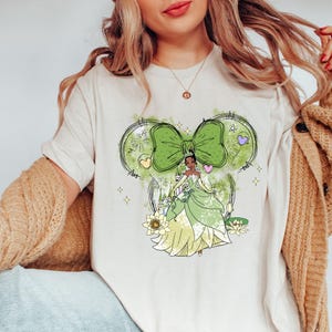 Disney Princess Tiana Shirt, Black Princess and Frog Tee, Tiana Mini Ears Shirt, Magic Kingdom Sweatshirt,Princess Castle T-Shirt,Disney Tee