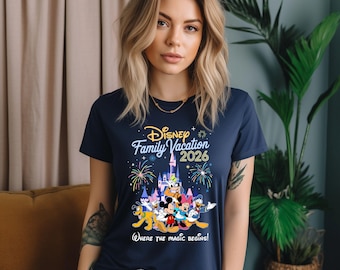 Disney Family Vacation 2026, Disney Family Trip, Disney Matching Shirts, Family Vacation Shirt, Disney Vacation Shirt, Disneyland Sweatshirt