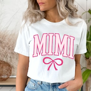 ミミシャツ、ミミTシャツ、ミミTシャツ、かわいいミミシャツ、ミミへの贈り物、おばあちゃんへの贈り物、おばあちゃんシャツ、おばあちゃんミミジジTシャツ、母の日シャツ