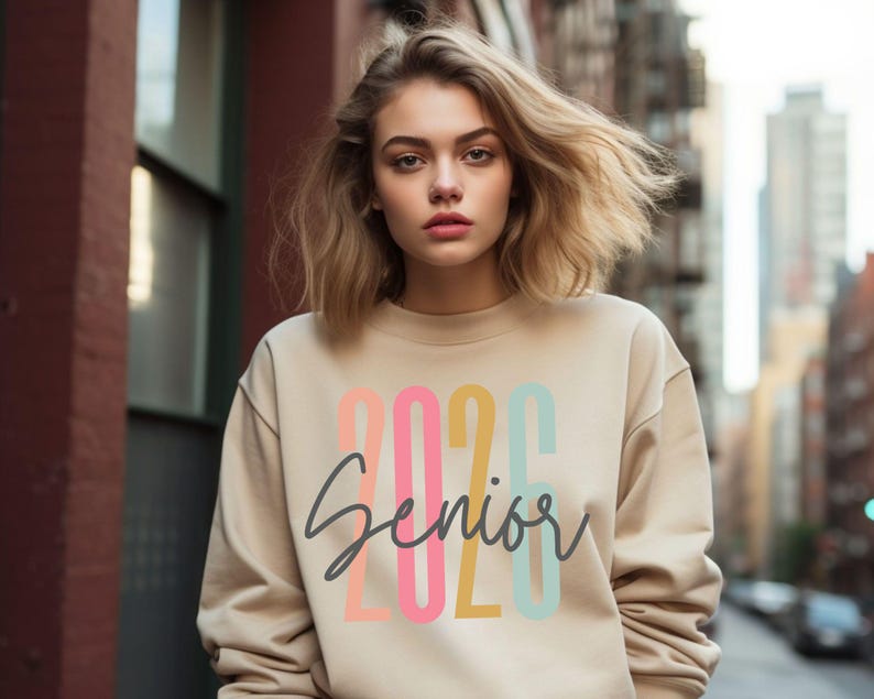 Senior 2026 Shirt, Retro Font, Senior Retro Shirt, 2026 Seniors Shirt, Senior 2026 Retro Shirt, Class of 2026 Senior Shirt, Graduation Gift image 5